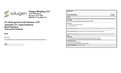 22712 L Ndc:79975-011-01 (Hydrogen Peroxide Bulk Label)